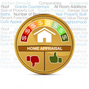 An image of a home appraisal meter.