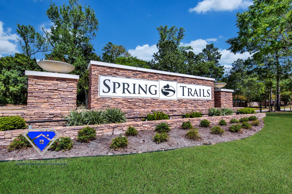 Spring Trails Entrance Diamond Homes Realty